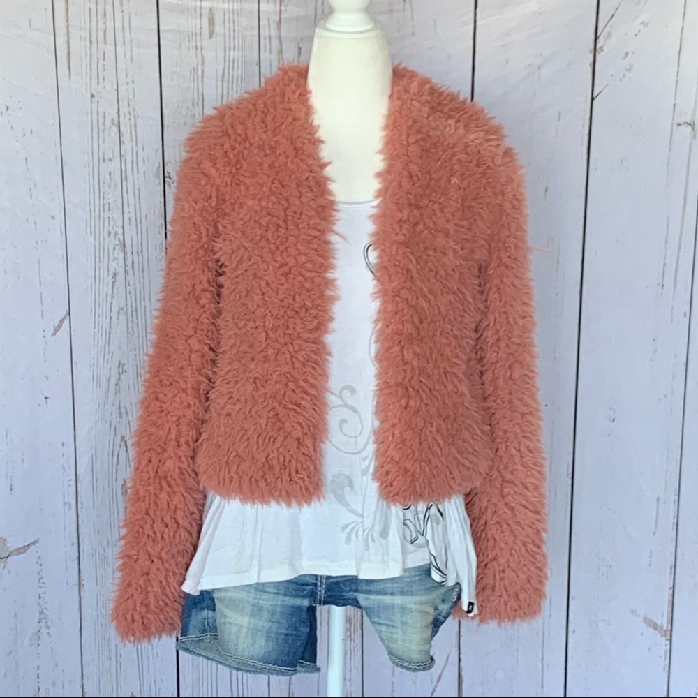 🎉2x Host Pick🎉 Women’s Billabong Faux Fur Jacket
